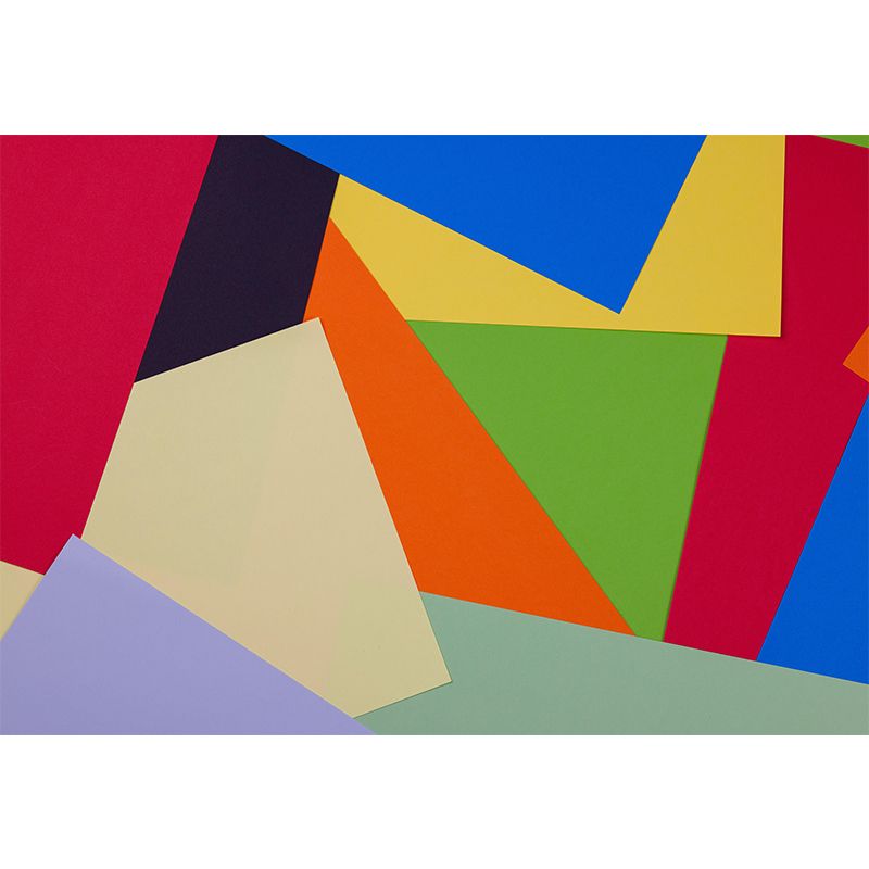 Minimalism Style Geometry Wall Mural Mildew Resistant Home Decoration for Bedroom