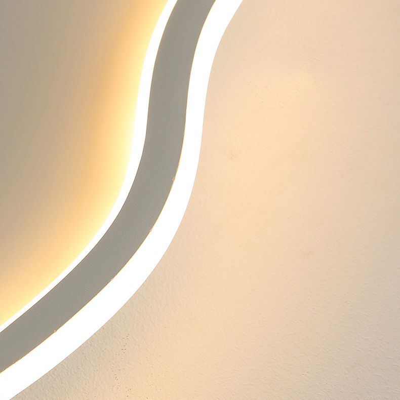 Plafonnier encastré linéaire simple moderne avec protection acrylique