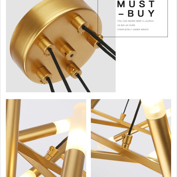 Postmoderne burst kroonluchter hanglamp acryl suspensie hanger licht voor woonkamer