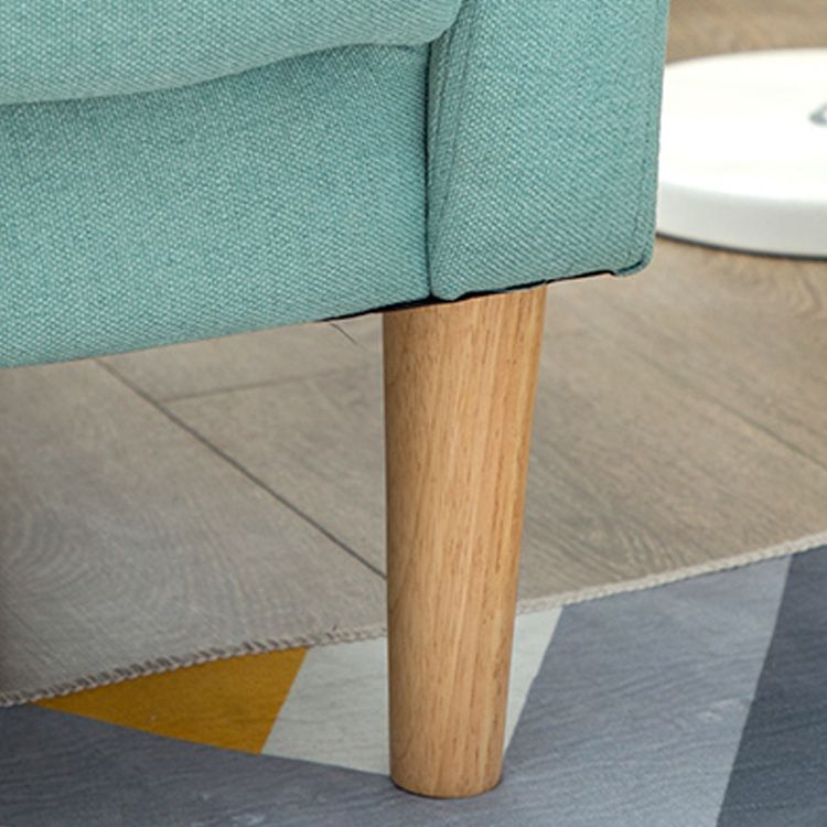 30.31" H Cotton Blend Square Arm Tufted Loveseat for Living Room