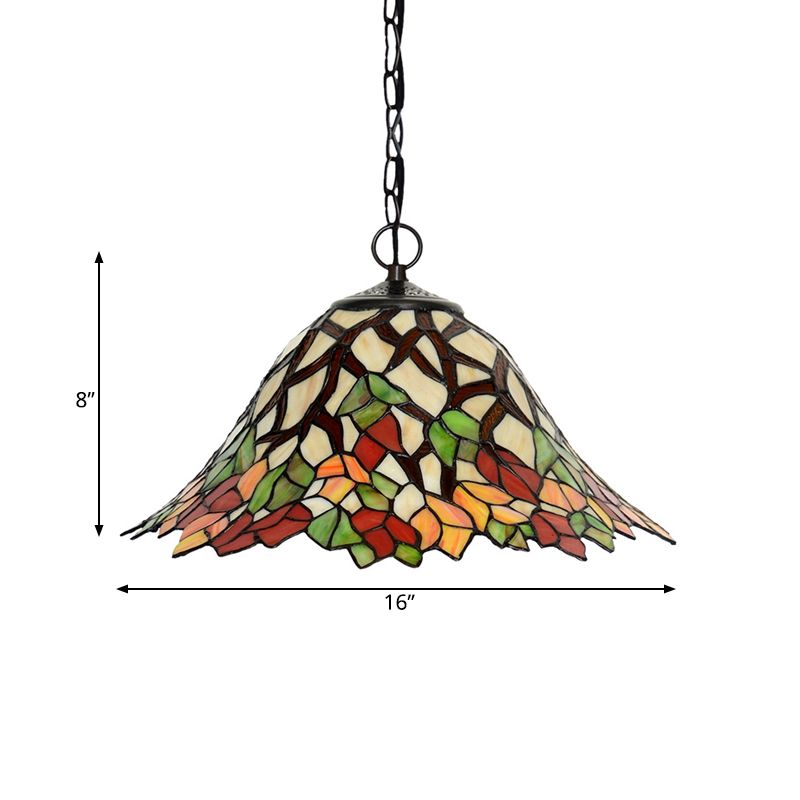 Lampada vittoriana a campana lampada 2 kit lampada a sospensione in vetro tagliato rosso per camera da letto