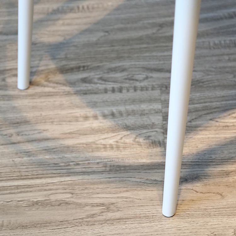 Sillas de comedor estilo moderno Sillones de comedor de cocina con patas de plástico