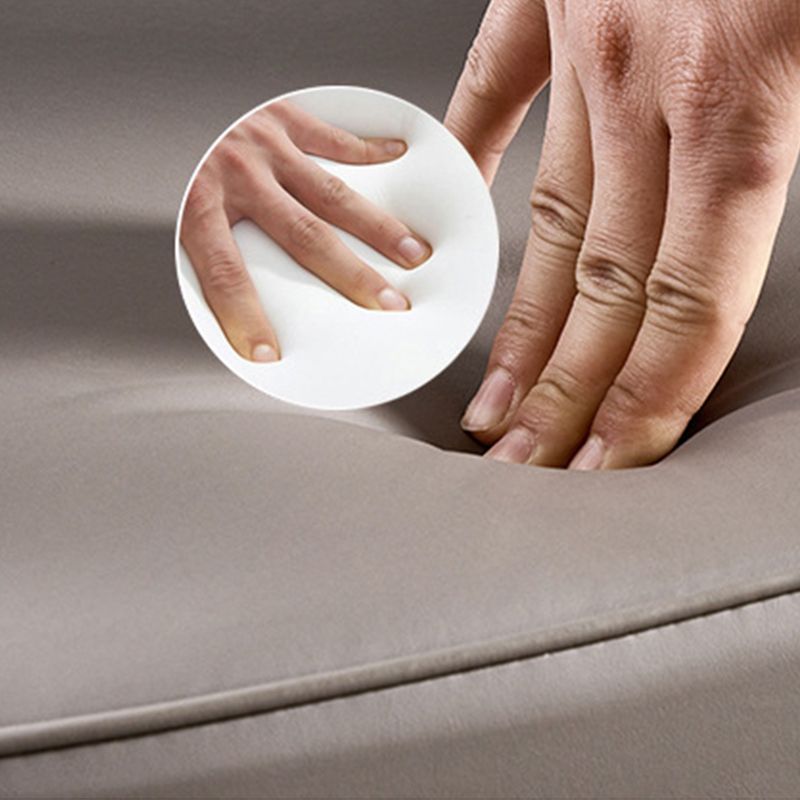 Glam Style Side Chair Open Back Leather Indoor Dining Chair for Home