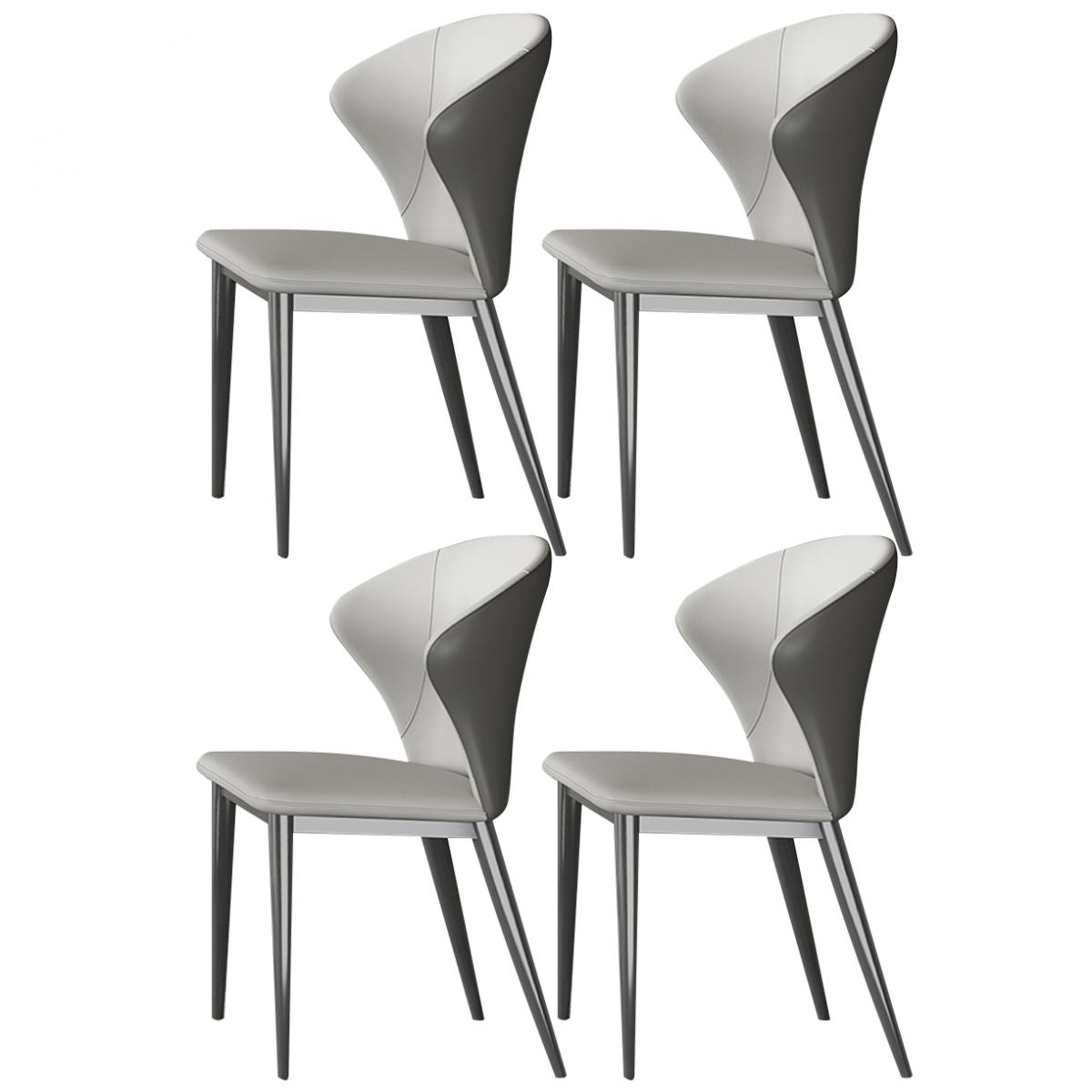 1/4/5/7/8 Pieces Modern Dining Room Set Rectangle Table Dining Set