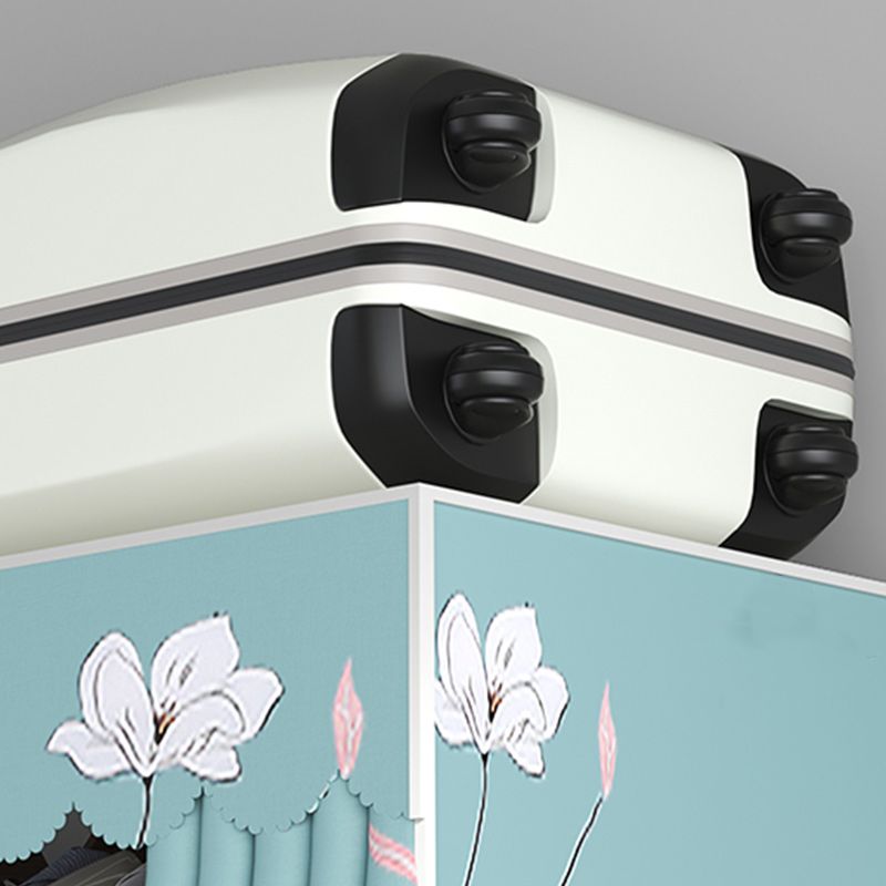 Contemporary Style Wardrobe Metal Bedroom Wardrobe Closet with Shelves