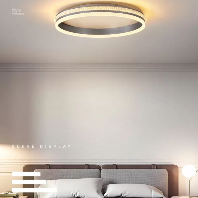 Fixation de la lumière du cercle 1 Légère Acrylique Légère Simplicité Simplicité Fixation du plafond Fixation du plafond