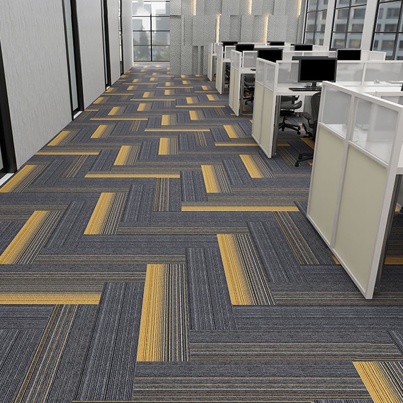 Modern Carpet Floor Tile Level Loop Self Adhesive Stain Resistant Carpet Tiles