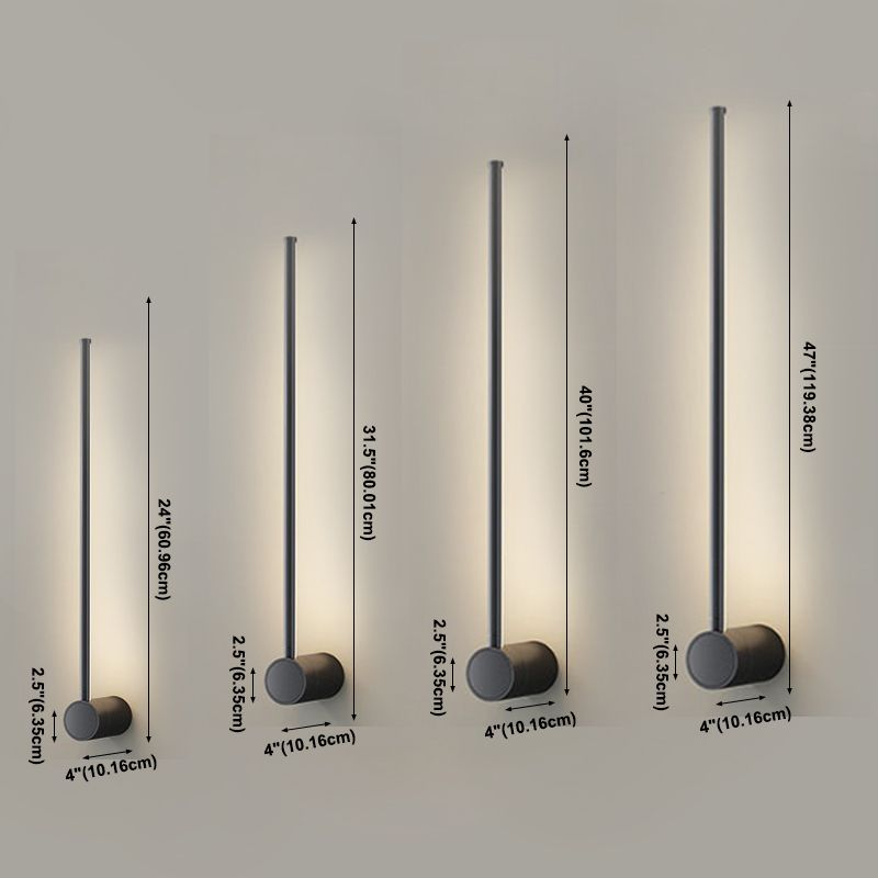 Minimalism LED Line Wall Lamp Modern Flush Mount Sconce Light for Living Room