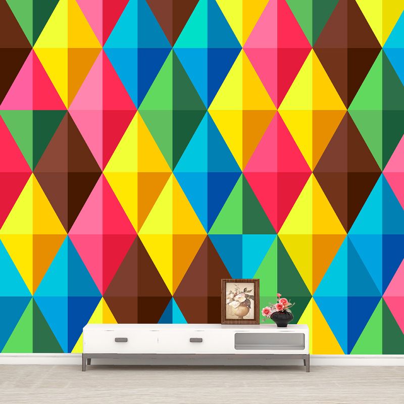 Chromatic Geometry Photography Wallpaper Drawing Room Wall Mural