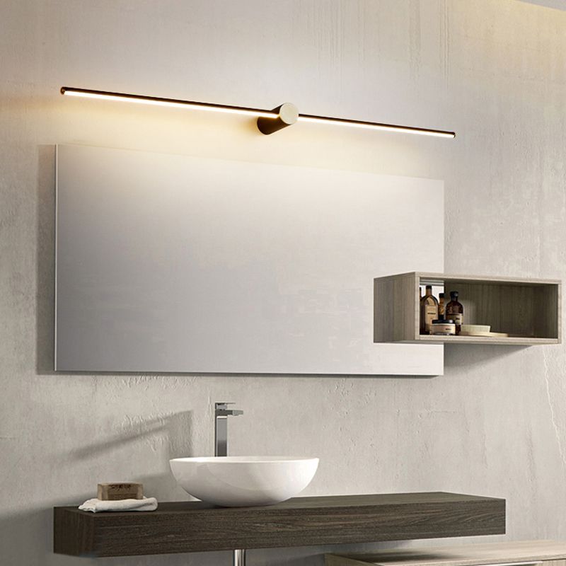 Minimalism Vanity Light Streamlined LED Wall Light Fixture for Bathroom