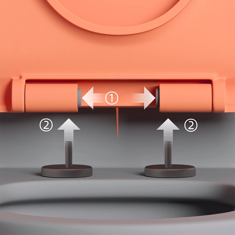 Traditional Flush Toilet Floor Mount One-Piece Toilet with Slow Close Seat