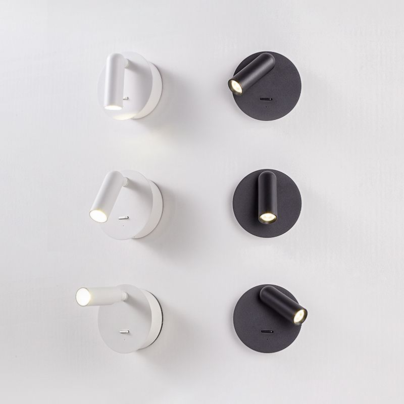 Modern Reading Wall Sconce 1-Light Metal Wall Mounted Lighting for Bedroom