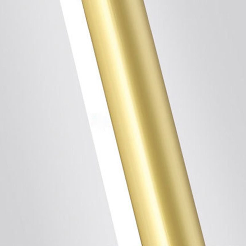 Gold 1 Light LED Wall Sconce Modern Acrylic Linear Wall Lighting for Living Room