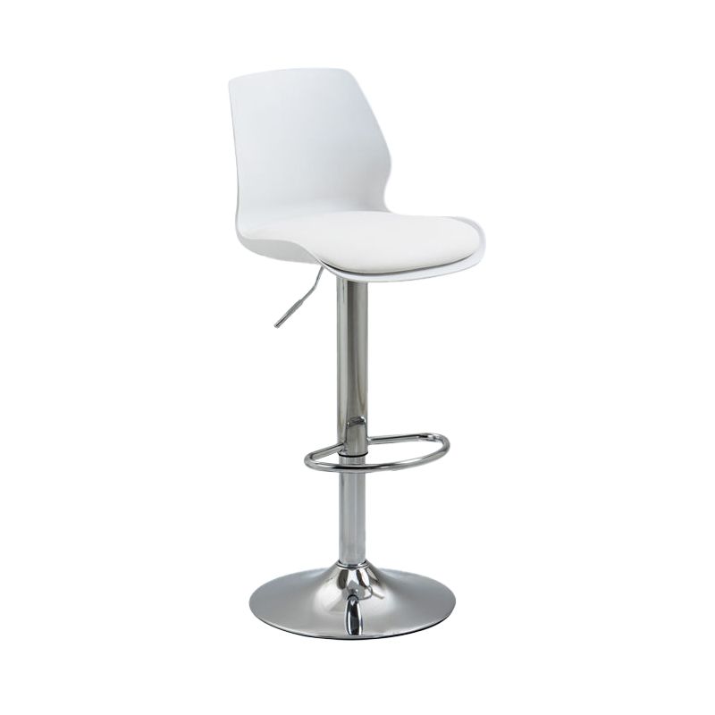Adjustable Height Metal Plastic Counter Stools Swivel Scandinavian Bar Stools (Set of 3)