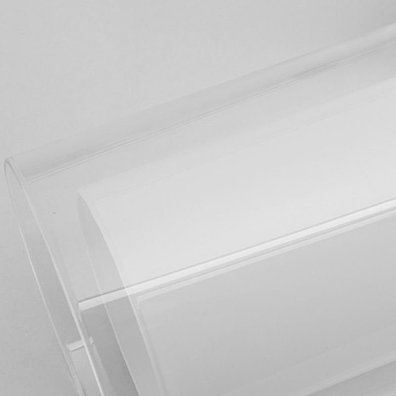 Simple Wall Sconce Cylinder Wall Light Fixture with Glass for Bedroom