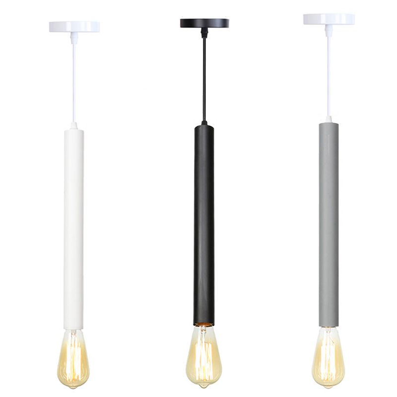 Lámpara de mini lámpara colgante de 15 "altura Simplicidad de tiras largas de 1 luces de 1 luces de iluminación