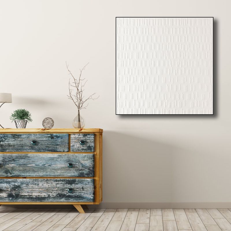 Abstract Art Print getextureerd Scandinavisch huis interieur wanddecoratie in lichte kleur