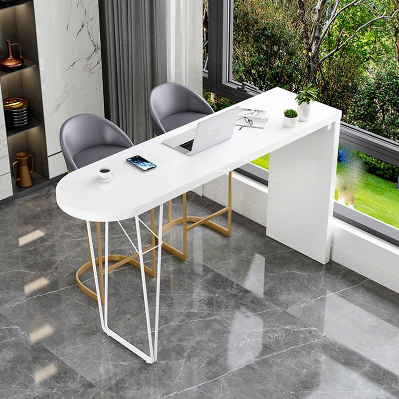 Modern Style Specialty Wood Bar Height Pub Table for Living Room