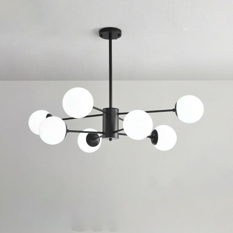 Contemporary Style Spherical Shape Chandelier Lights Glass Chandelier Lighting