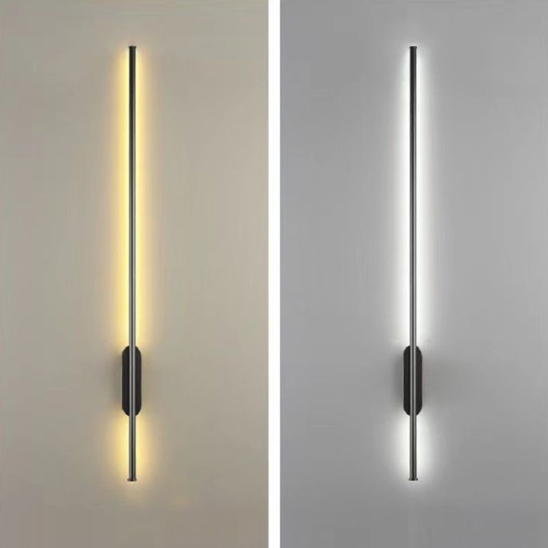 Luz de la pared lineal Medida de luz LED de metal LED de estilo minimalista Luz de luz Luz de luz