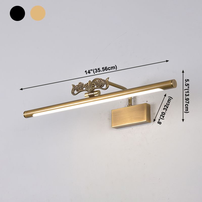 Modern Style Geometric LED Wall Lamps Metal 1-Light Mirror Wall Lighting Ideas