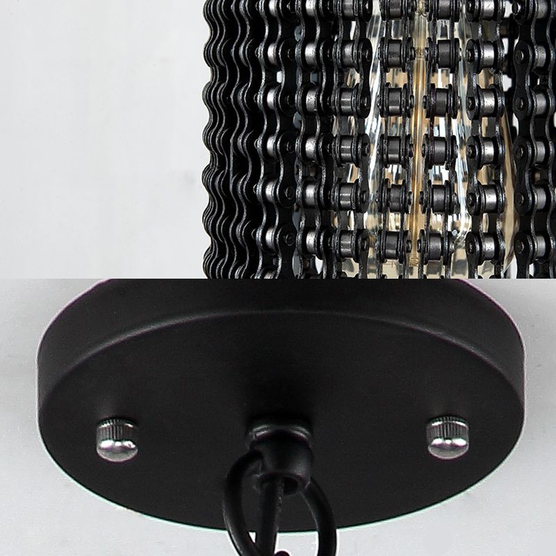 LIGHT PANDENT PANDENT PANDENT METALE 1 BULB SUGGERIMENTO 7,5 "/11,5" kit lampada a sospensione marrone larga per camera da letto