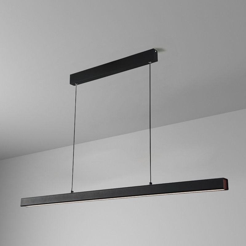Simple Style LED Hanging Island Pendant Light for Dining Room Office Bar
