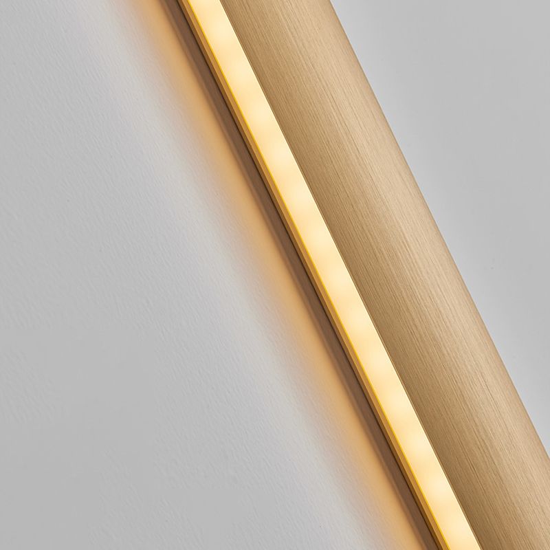 Lineare Form Metallwand Licht moderner Stil 1-Licht-Wandmontage Beleuchtung