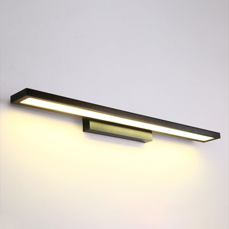 Rectangle Sconce Light Fixture Modern Metal 1 Light Wall Light Fixture