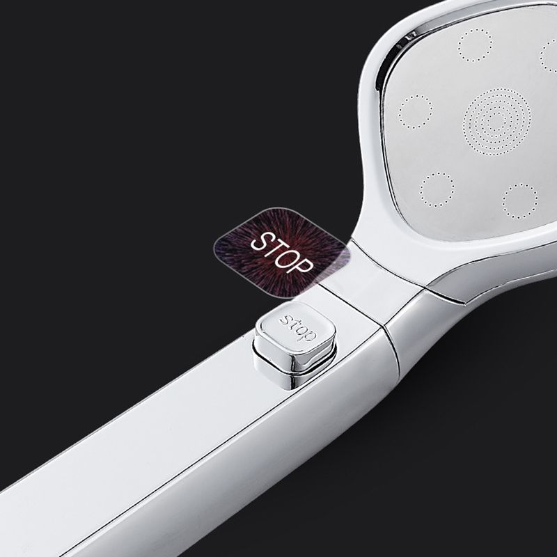 Modern Plastic Shower Head Wall-mounted Shower Head with Adjustable Water Flow