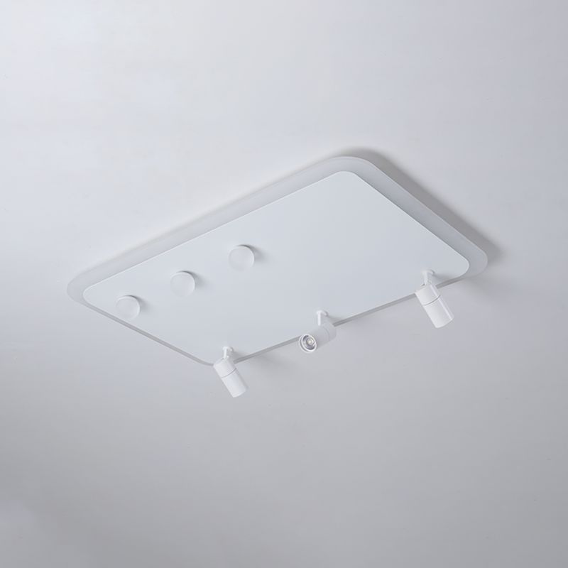 Ultramoderne LED-Deckenleuchten zur Deckenmontage, Deckenleuchte aus weißem Acryl
