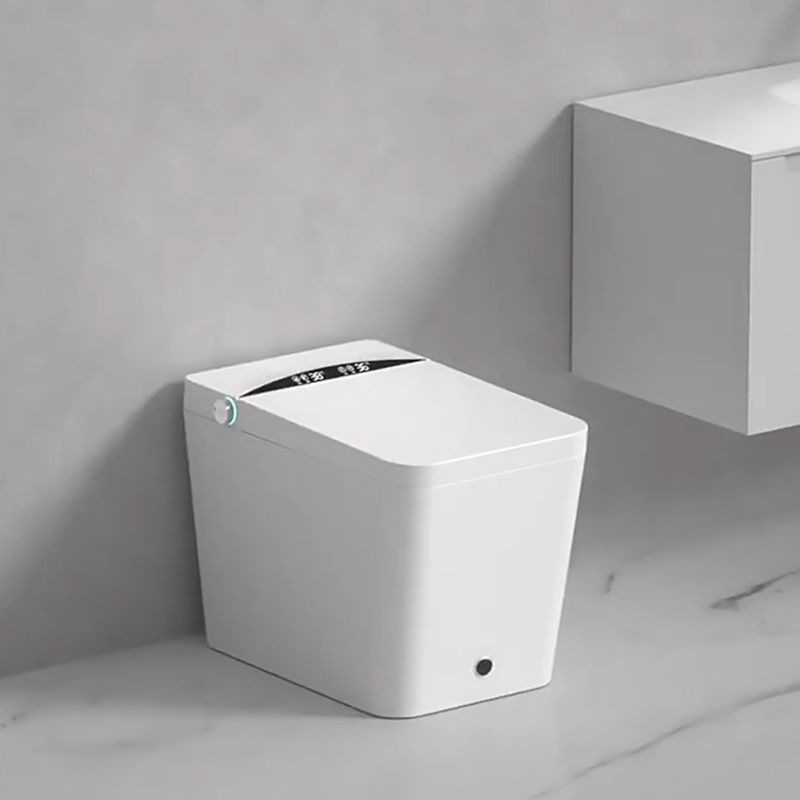 Modern Floor Mount Flush Toilet Siphon Jet Urine Toilet with Seat for Washroom