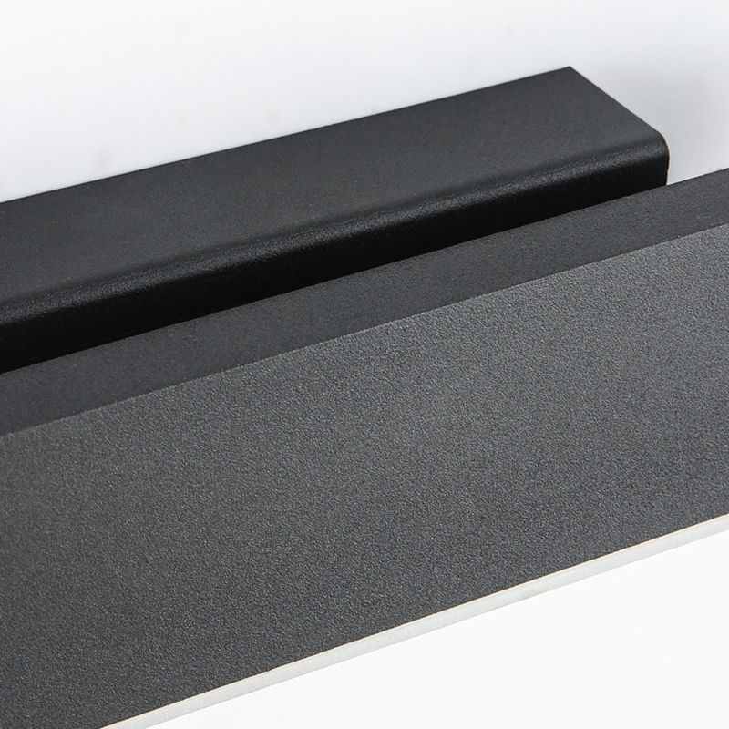 Lampe murale à LED à la mode moderne laquée en aluminium rotatif en aluminium Lumière murale avec une teinte acrylique