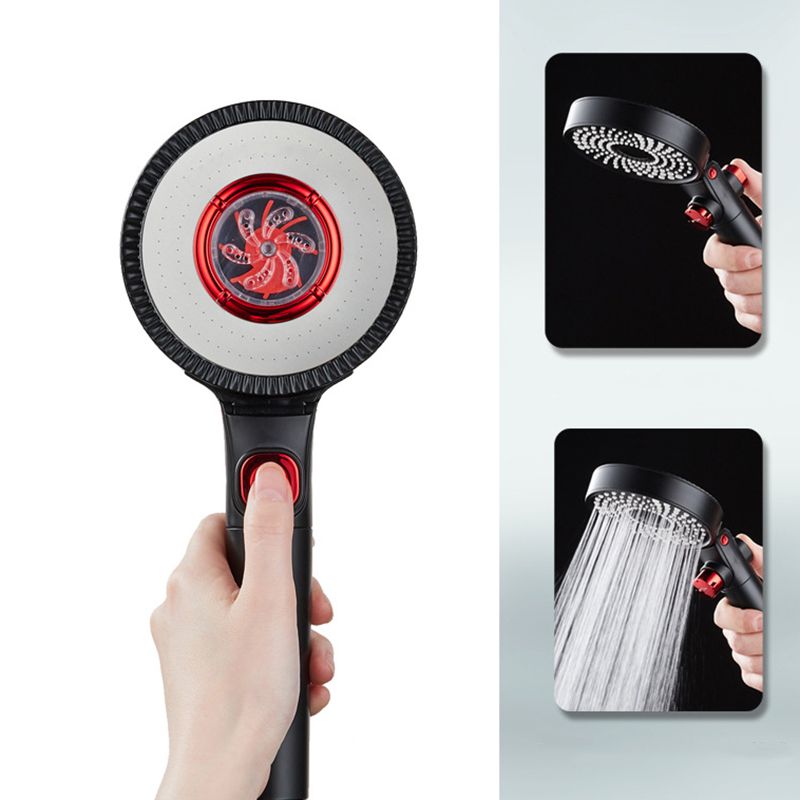 Modern Plastic Shower Head Adjustable Water Flow Handheld Shower Head