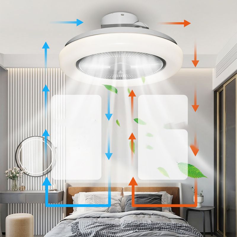 Plafonnage simple de plafond moderne Forme de lampe à lampe à LED Van de ventilateur de plafond pour le salon