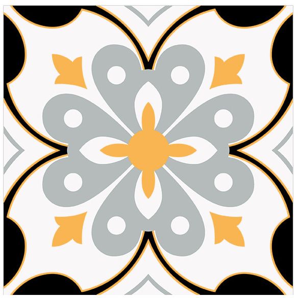 PVC Square Peel & Stick Mosaic Tile Multi-Color Kitchen and Bathroom Single Tile