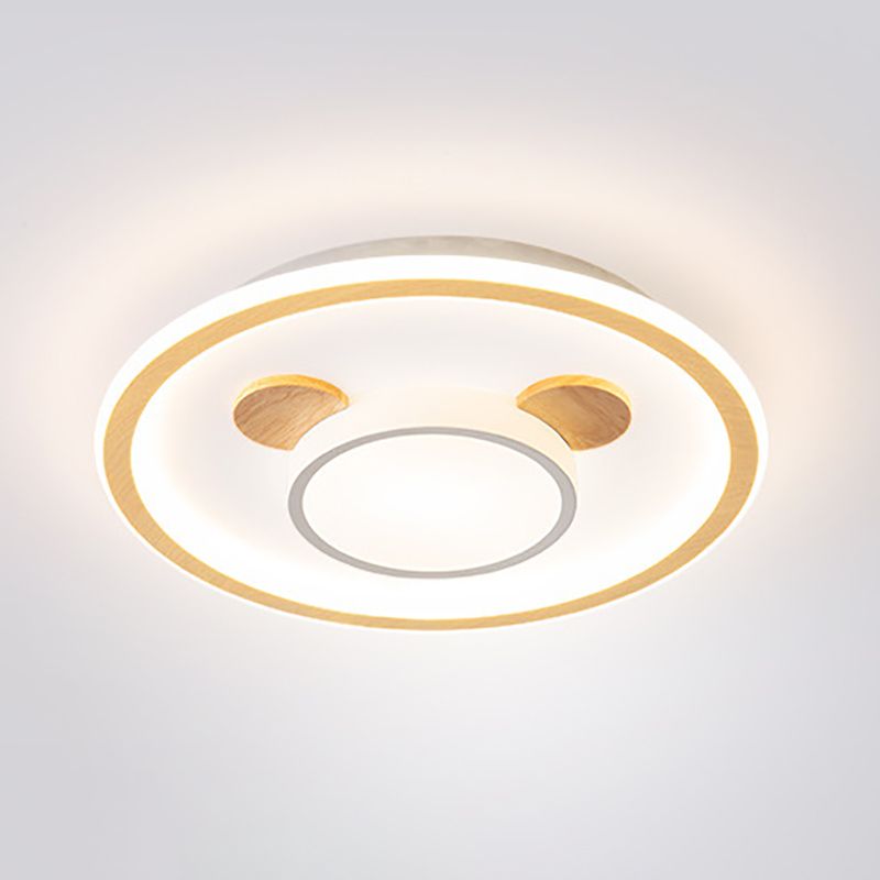 Estilo nórdico de montaje de la luz del techo de la montura de la luz del techo de la madera