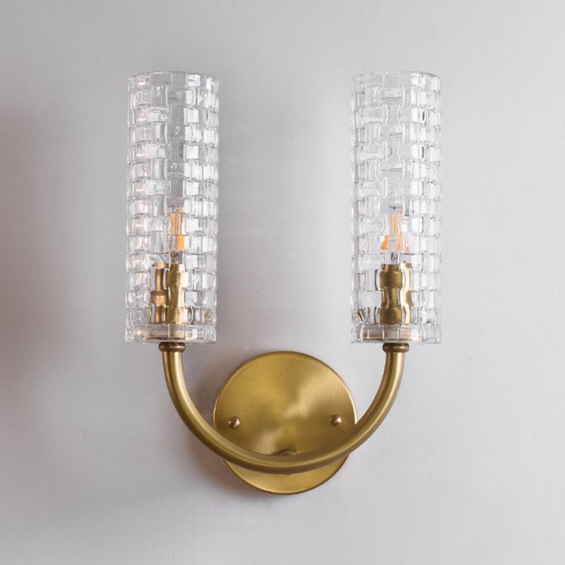 Unique Shape Wall Mount Light Fixture Modern Wall Mounted Lighting in Gold for Living Room