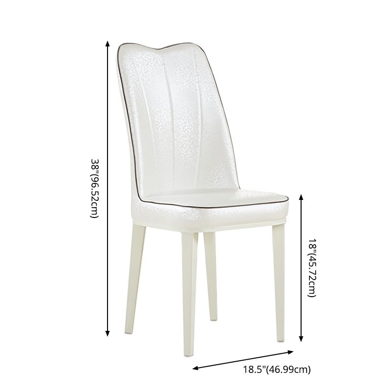 Dining Room Set Contemporary with Tempered Glass Dining Table and Cushion Chairs