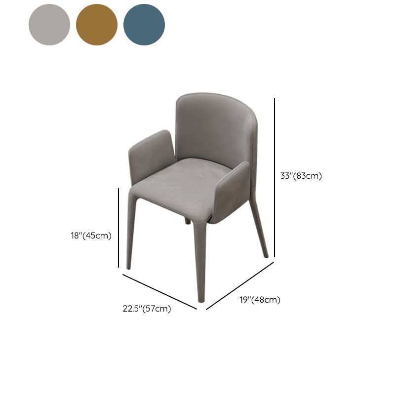 Modern Parsons Dining Chair Velvet Dining Chair for Dining Room