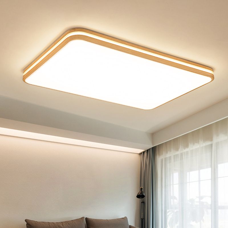 Plafonnier moderne en acrylique à 1 lumière, luminaire de plafond pour chambre à coucher