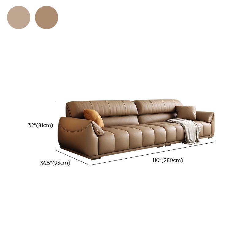 Contemporary Sectional with Pillow Top Arm Living Room Sectional sofa