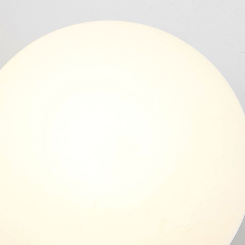 Modern Metal Wall Sconce Ball Shape Wall Light with Glass Shade for Bedroom in Gold