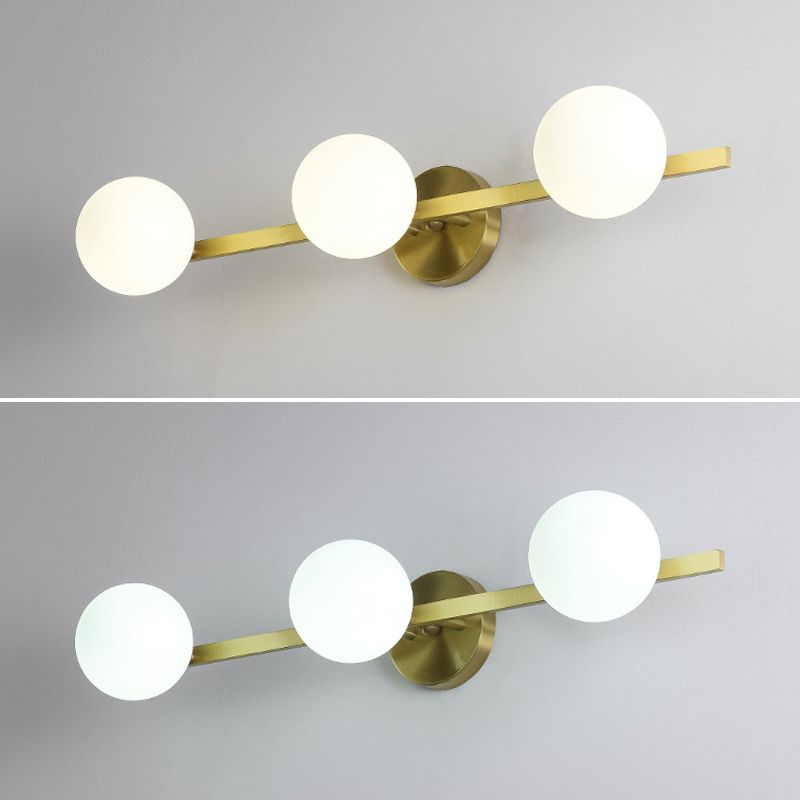 Personalisierte Waschtischwandleuchten moderne LED -Metall -Waschtischlichter für Badezimmer