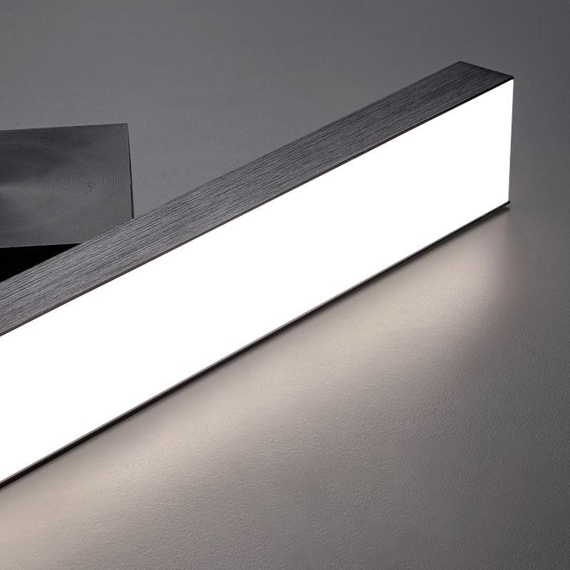 Luci a sospensione contemporanea illuminazione isola lineare Lampada sospesa isola Luce in oro