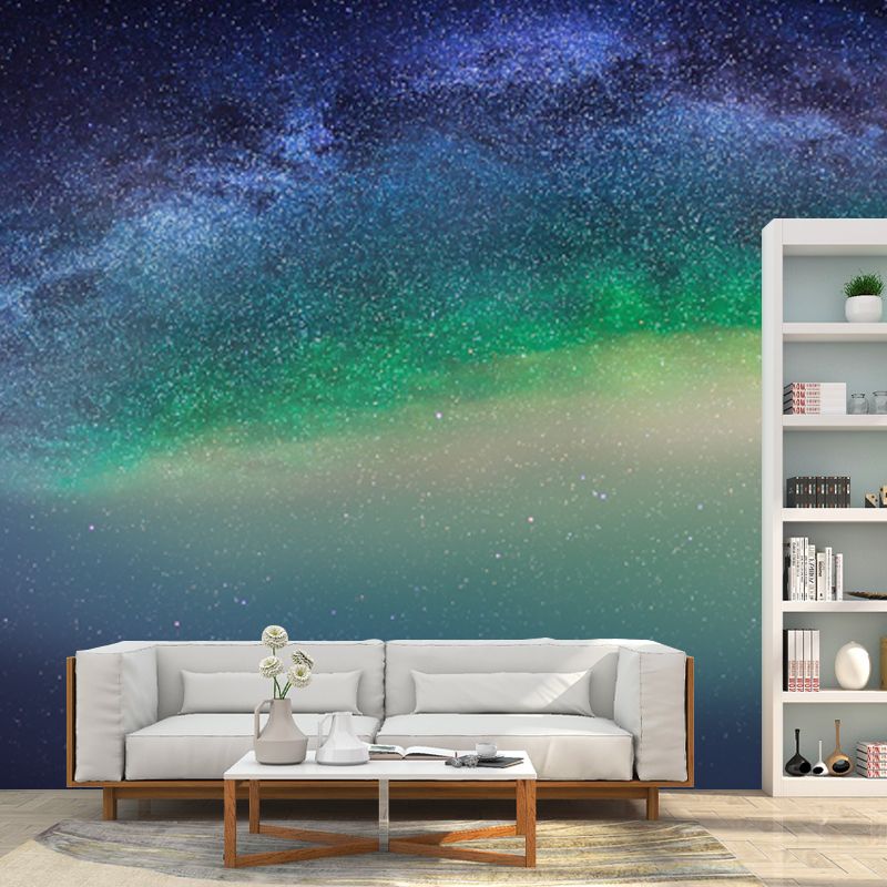 Enchanting Milky Way Mural Wallpaper for Home Arch Aurora Wall Decor, Custom Made