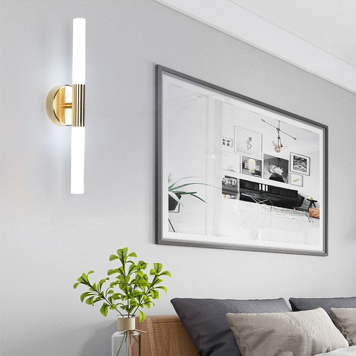 Contemporary Linear Wall Mounted Lights Metal Wall Mounted Lamp for Bedroom