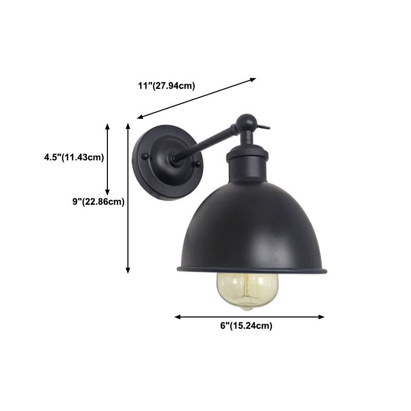 Industrial Wall Mount Light Fixture 1 Light Wall Mounted Lighting for Dining Room