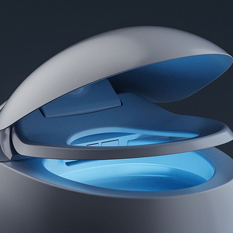 Modern Siphon Jet Flush Toilet Colonial White Heated Seat Urine Toilet with Toilet Seat