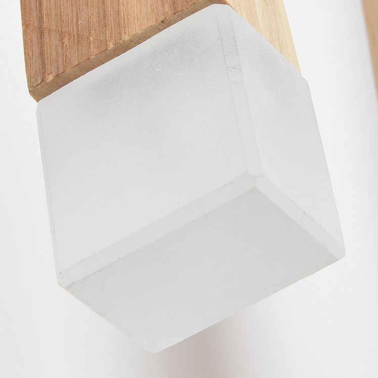 Holzstab mehrleichter Anhänger minimalistischer Acrylhängedecke für den Untersuchungsraum